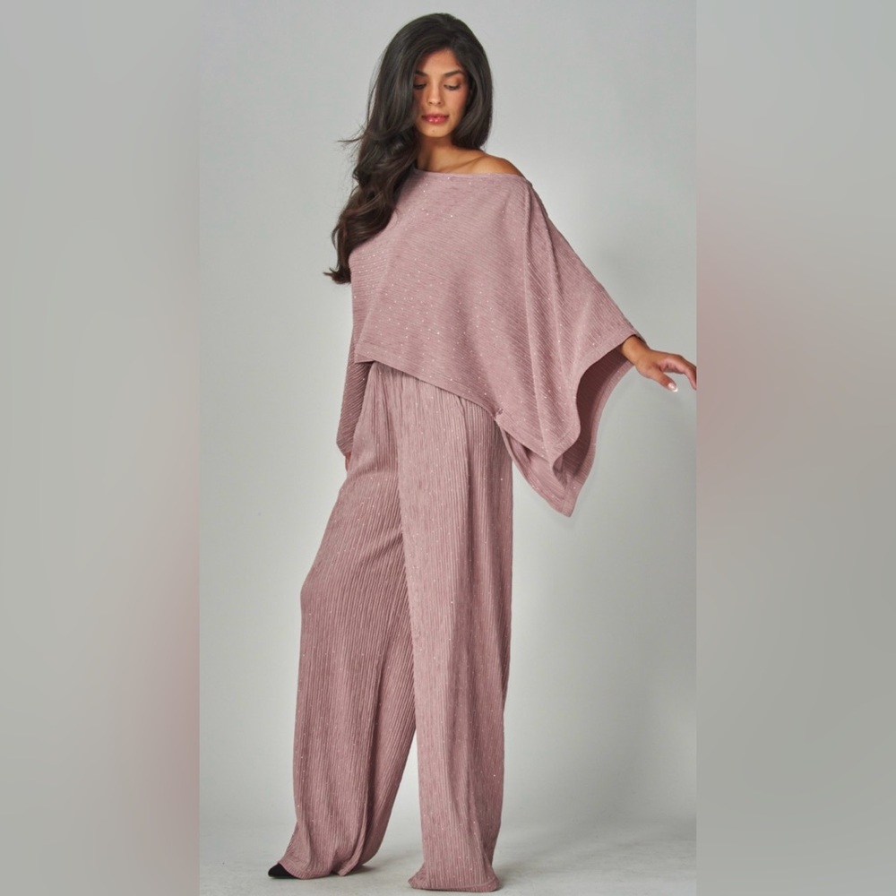 Elegant Mauve Jumpsuit